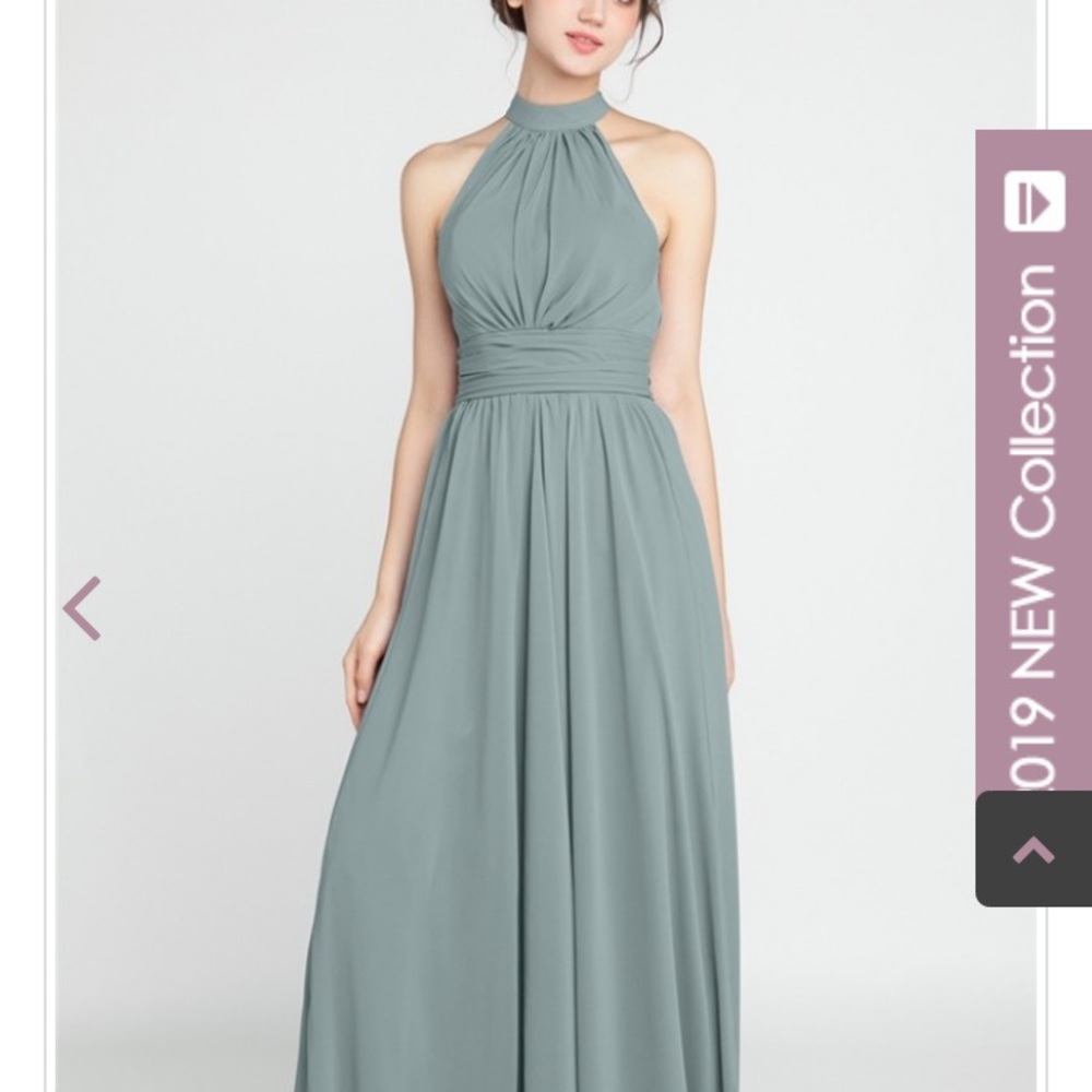 Chantilly and tulle a line bridemaids dress